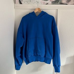 Yeezy Gap hoodie in cerulean blue